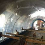 Projeto acrílico personalizado do túnel do grande plástico do aquário